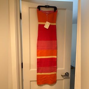 Peppermayo Back On Top Knit Midi Dress